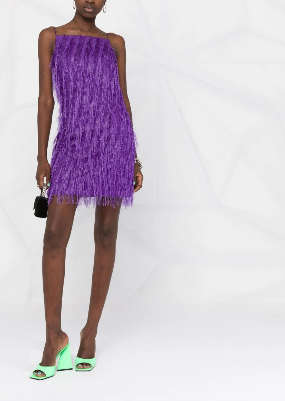 Just Cavalli Fringed Mini Dress