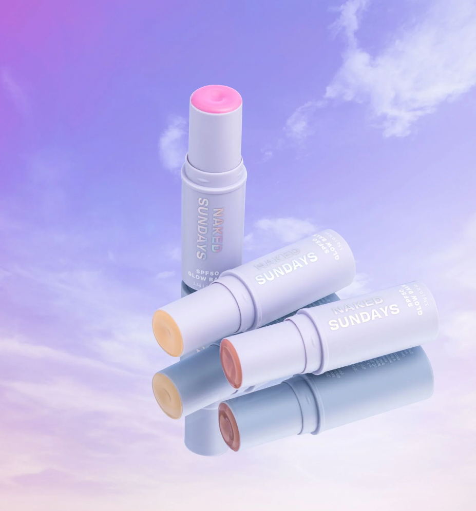 Naked Sundays Spf Sheer Glow Balm Sticks Trio Set