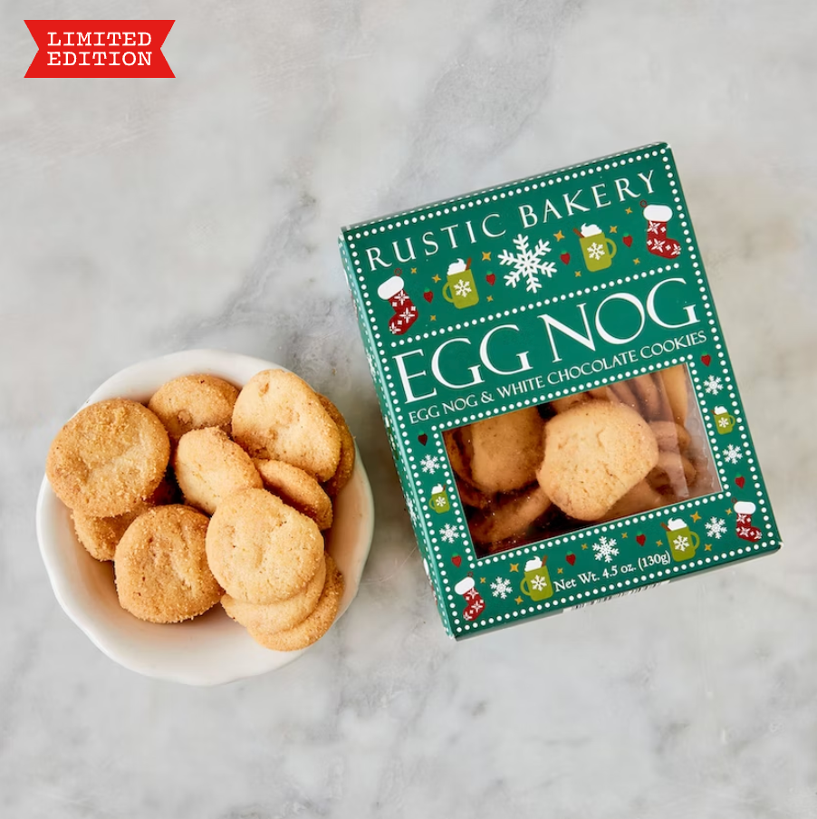 Rustic Bakery Egg Nog Cookies