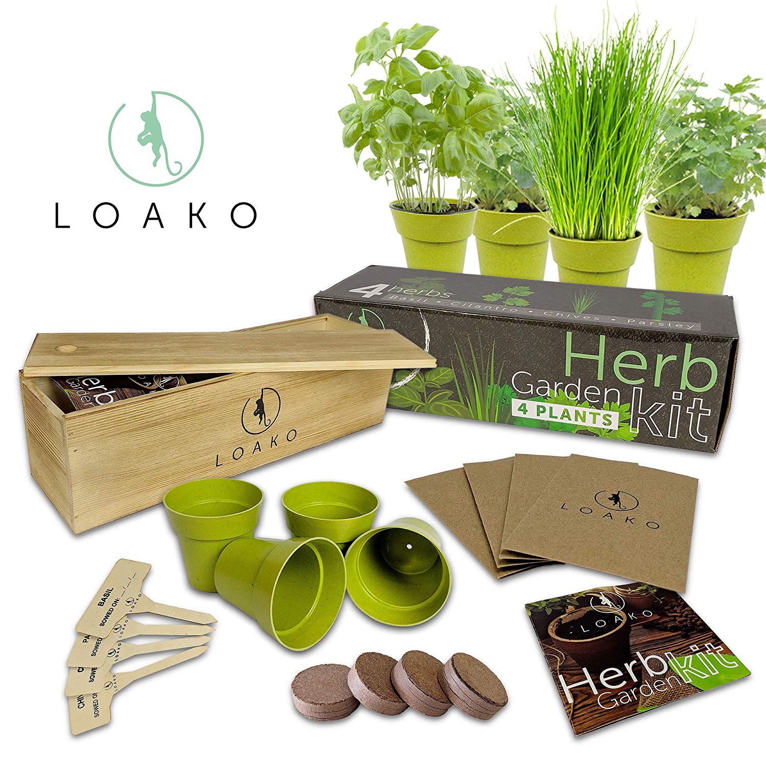 Loako Indoor Herb Garden Kit