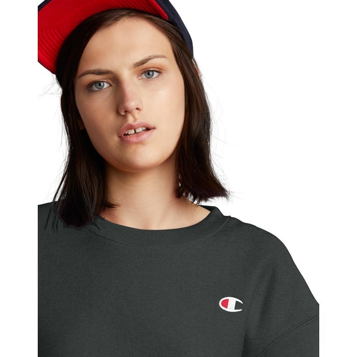 Champion reverse weave cropped cut best sale off crew