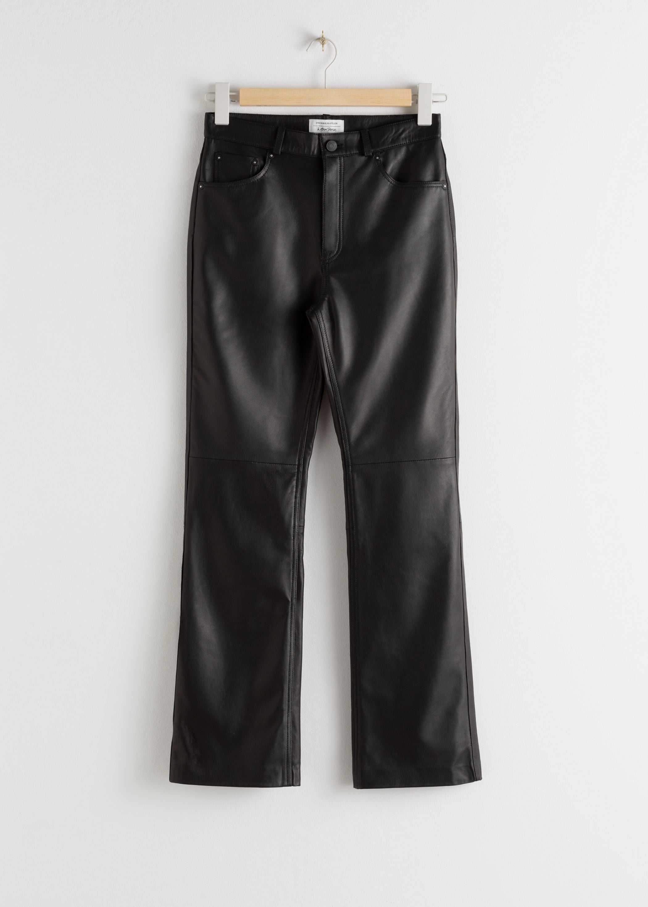 leatherette trousers