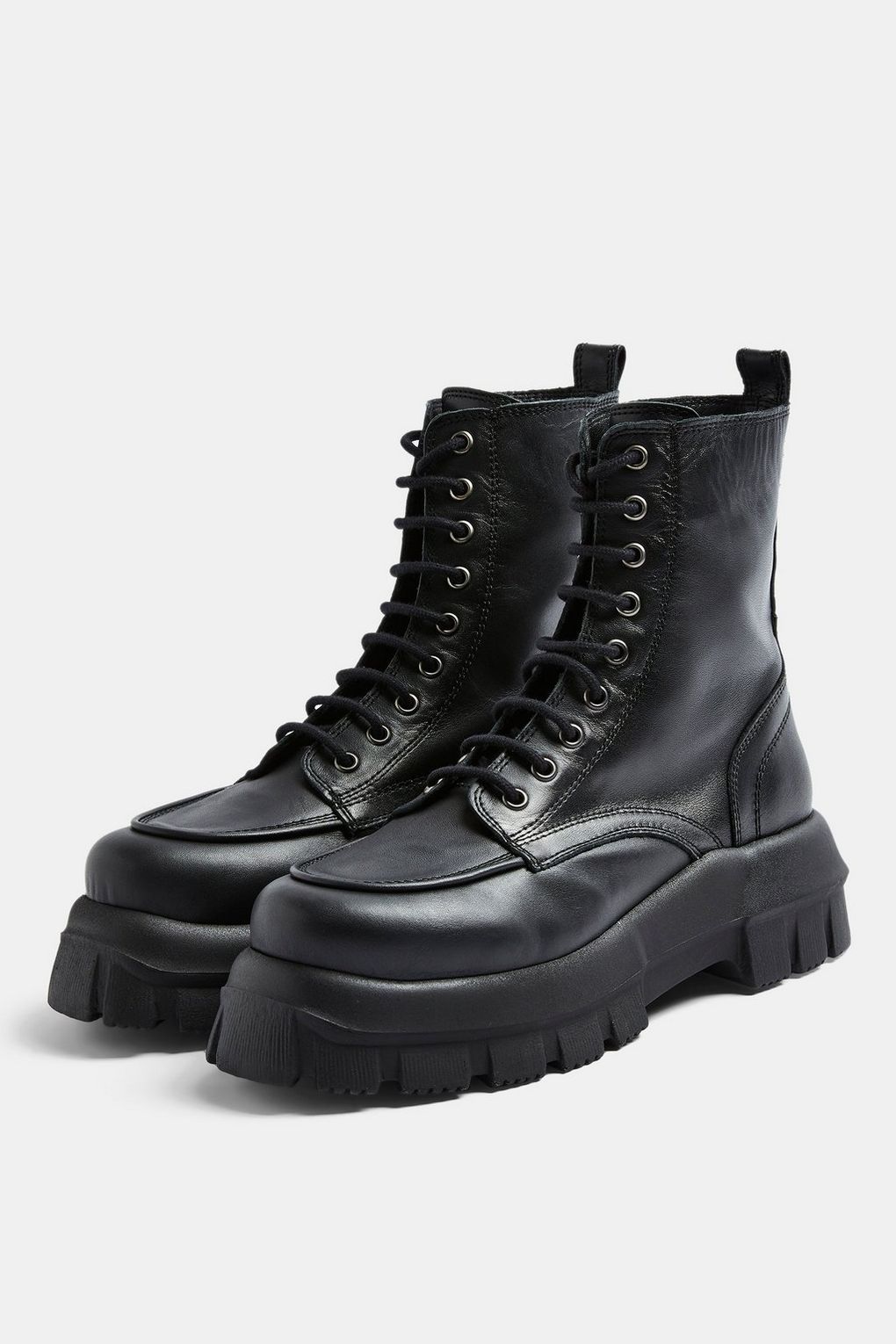 Topshop + Ava Chunky Lace Up Boots