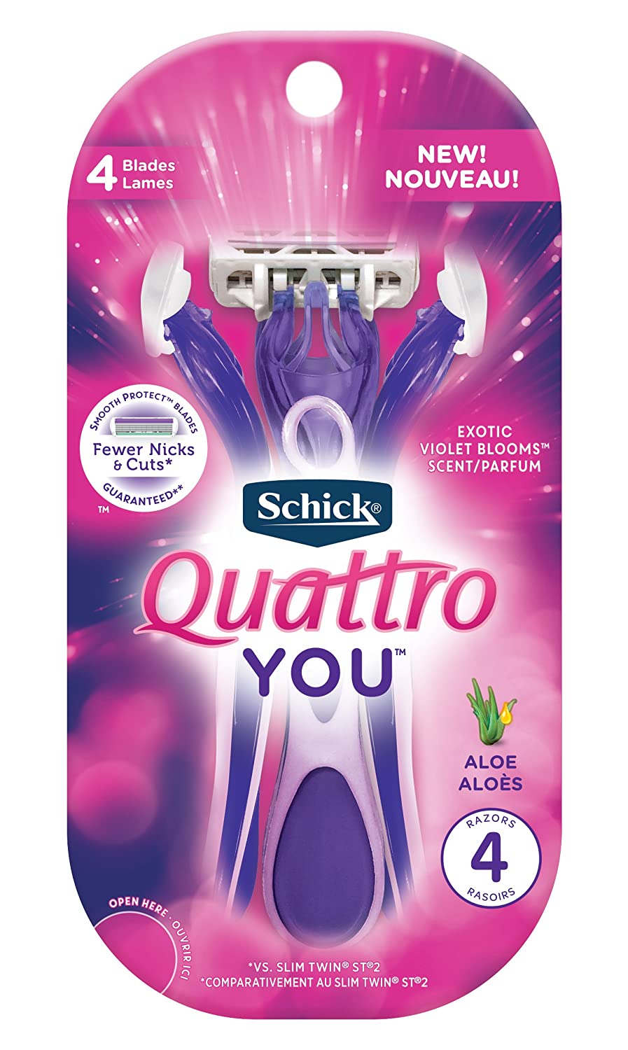 purple schick razor