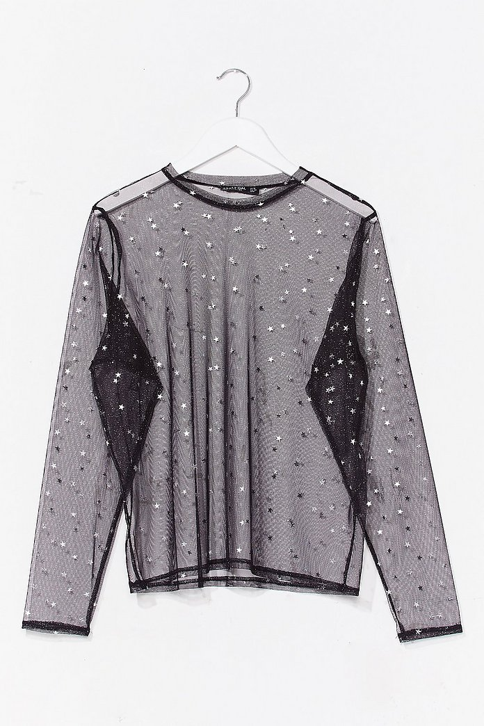 star mesh shirt