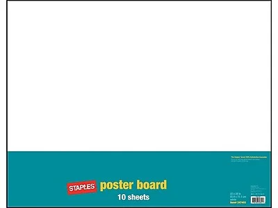 poster board staples