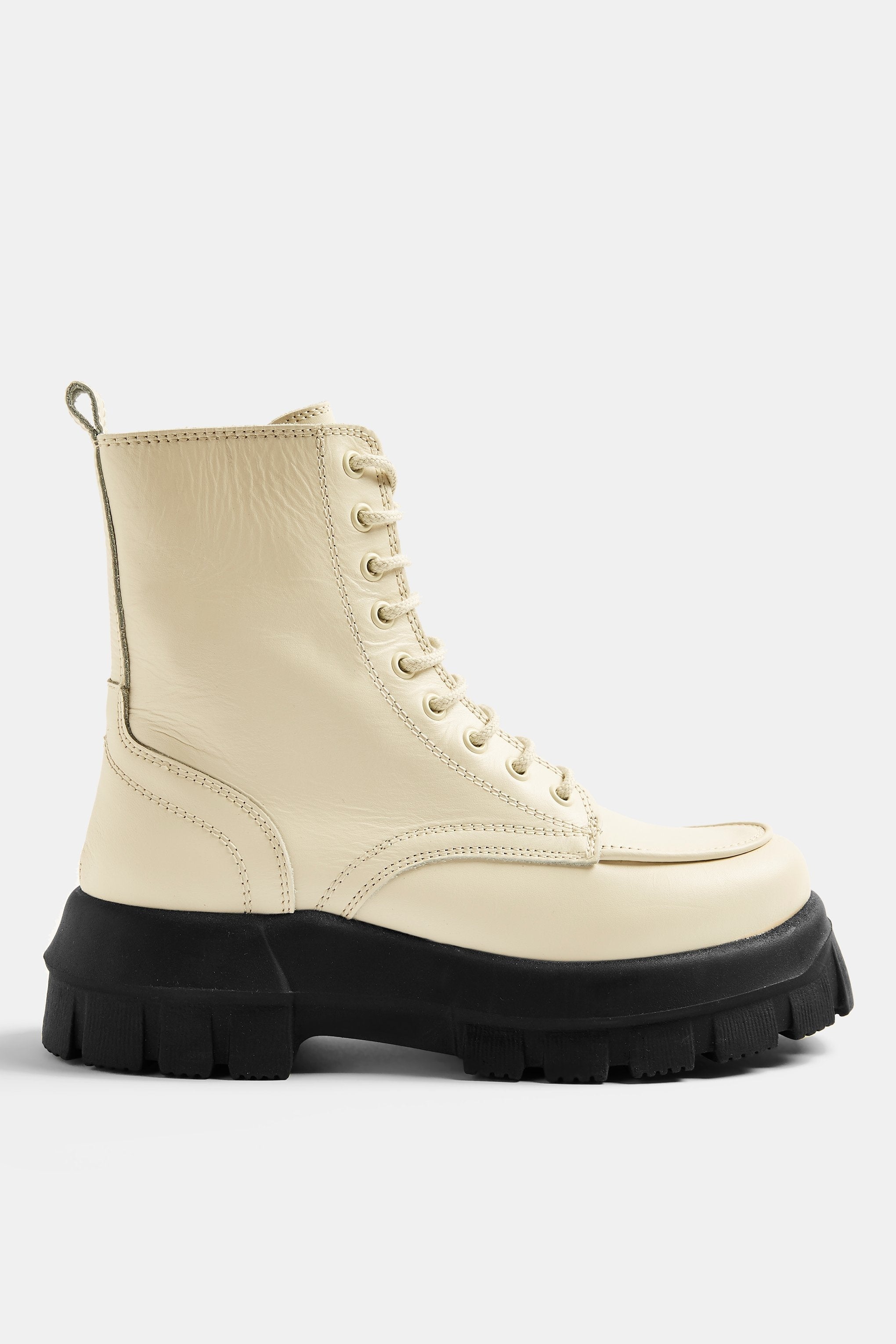 Topshop cream clearance boots