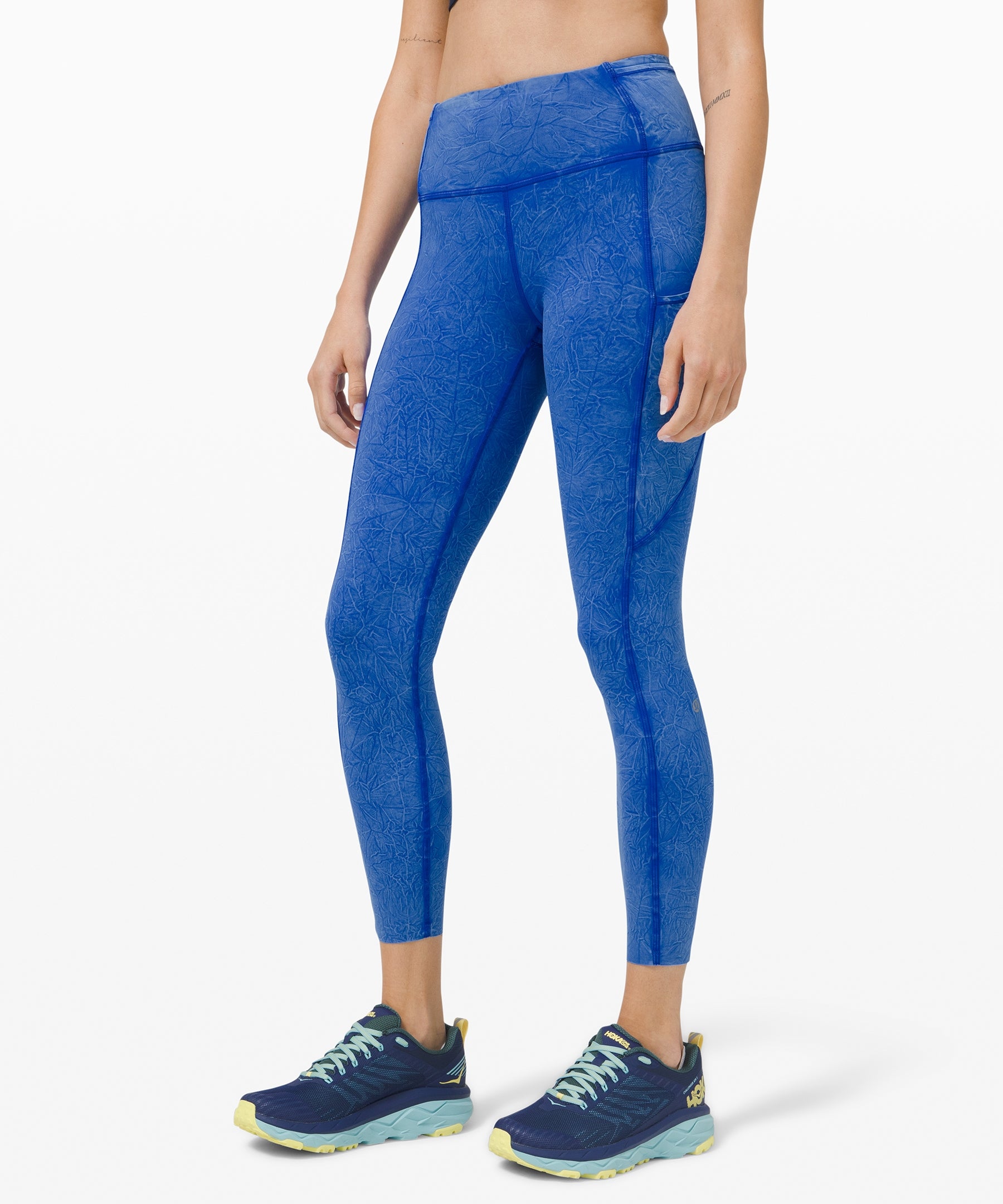 Lululemon + Fast and Free High Rise Tight 25″ Ice Dye