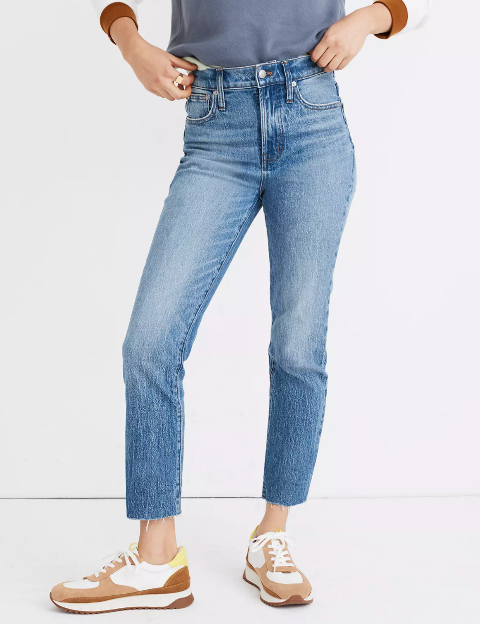 Madewell + The Perfect Vintage Jean in Enmore Wash: Raw-Hem Edition