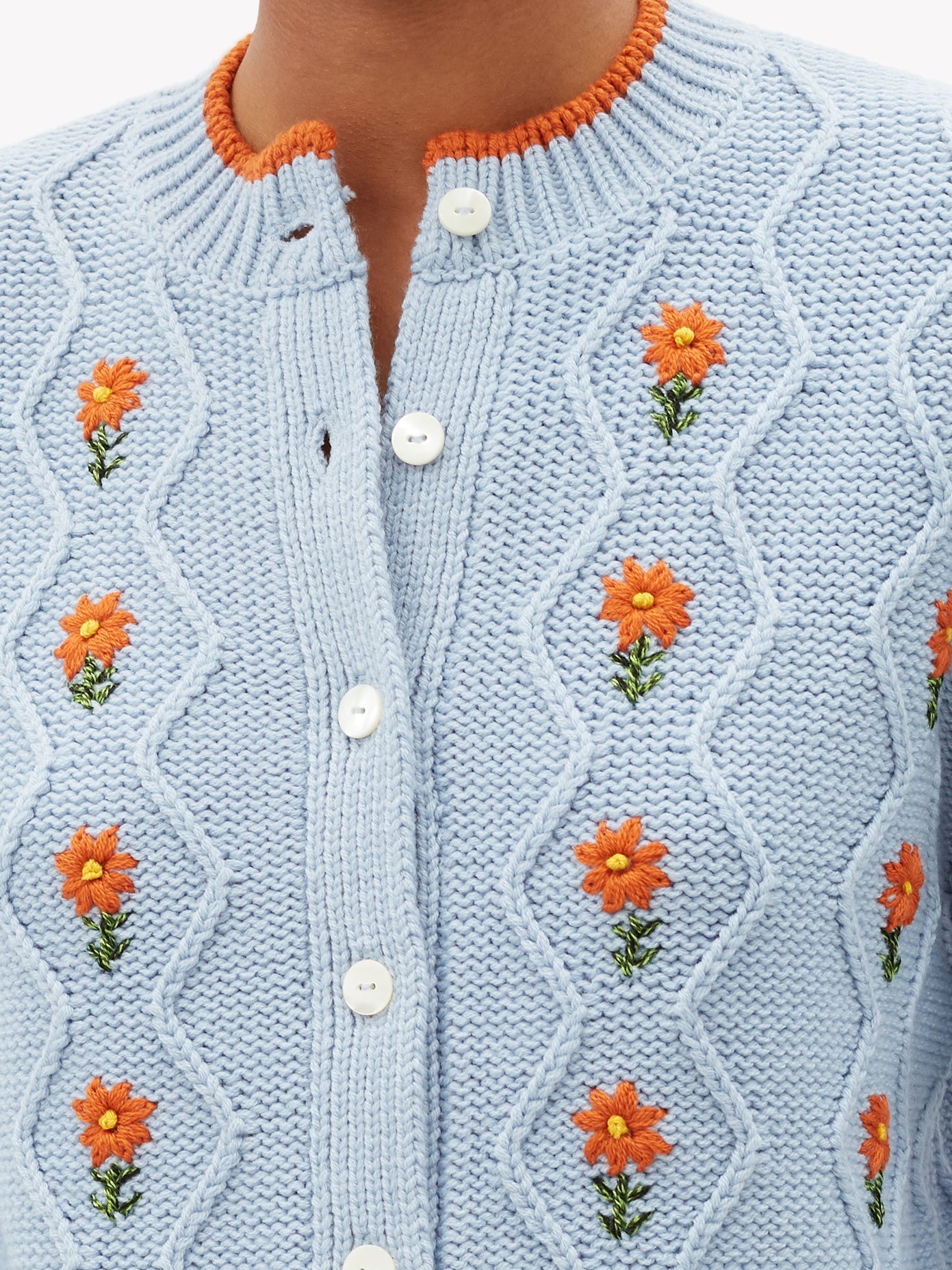 shrimps floral cardigan