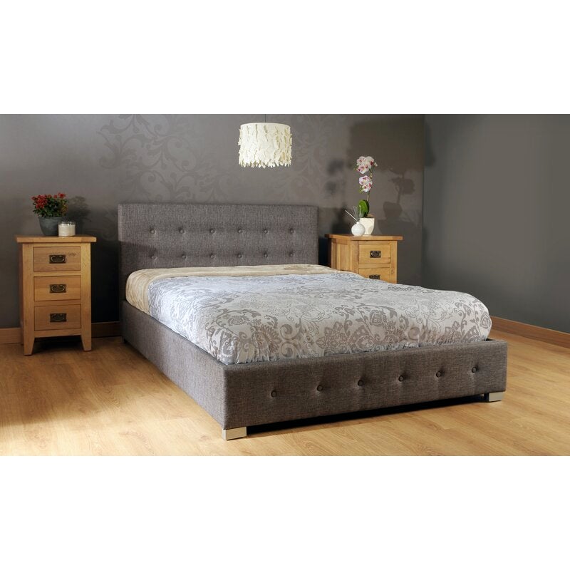 Bernice upholstered store storage bed