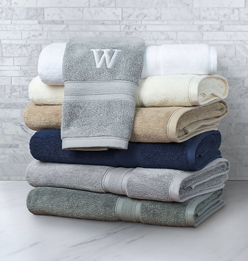 Wamsutta Gray Towels