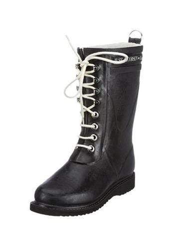 Ilse Jacobsen + Rubber Lace Up Wellington Boots