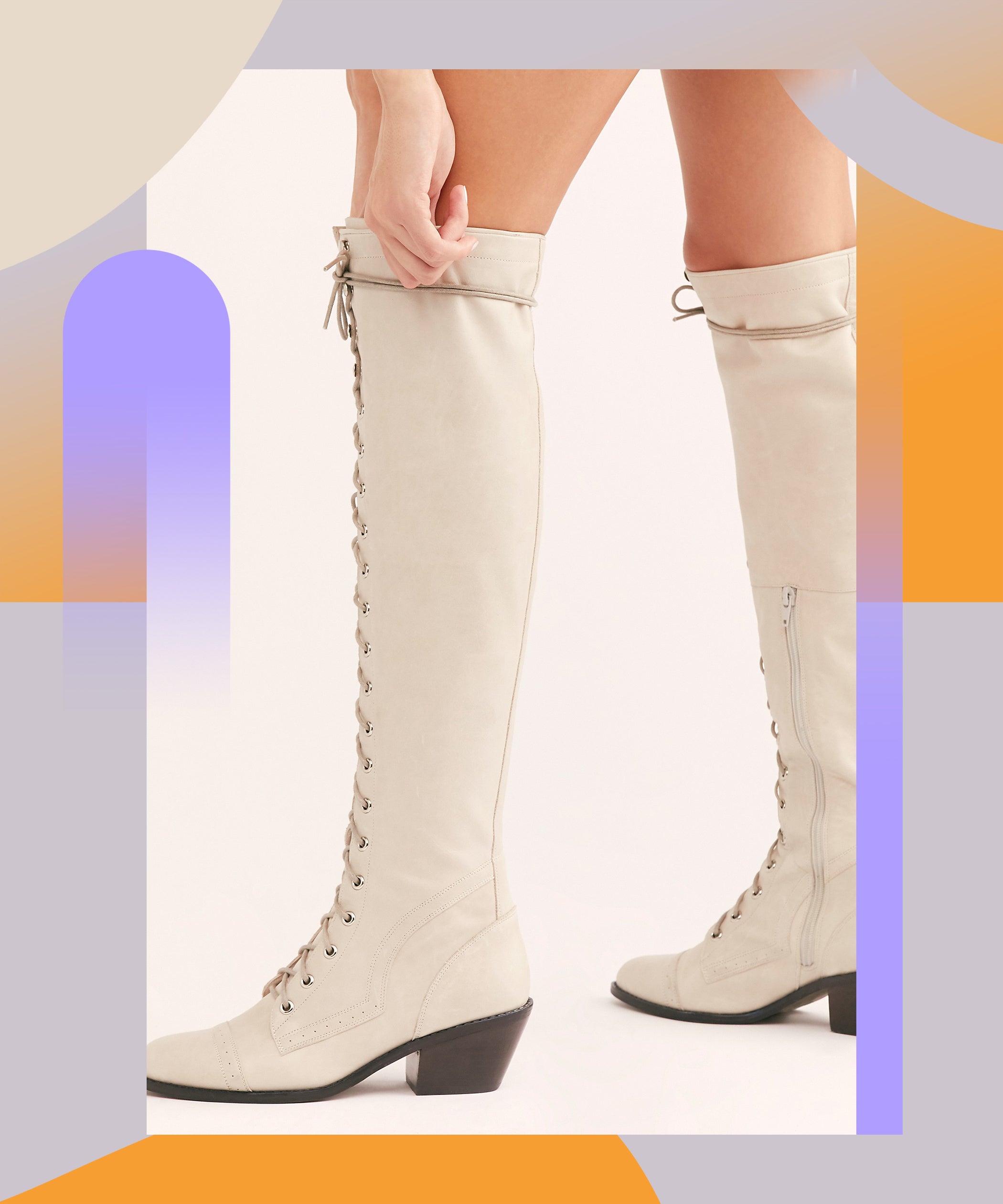 Lace Up Boots For Women Fall Winter 