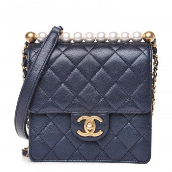 chanel iridescent lambskin quilted bag