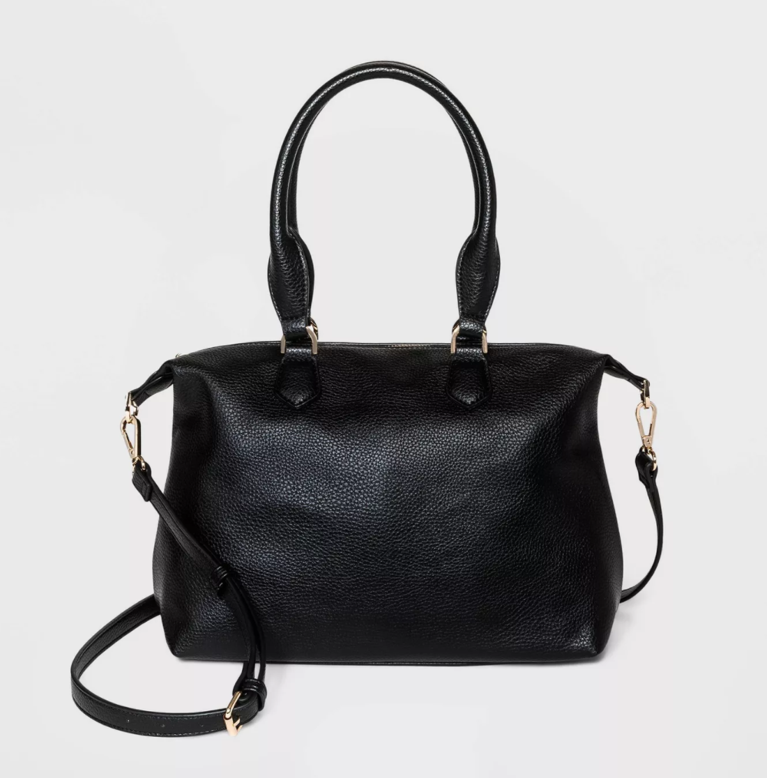 A New Day + Soft Mid Size Zip Closure Satchel Handbag