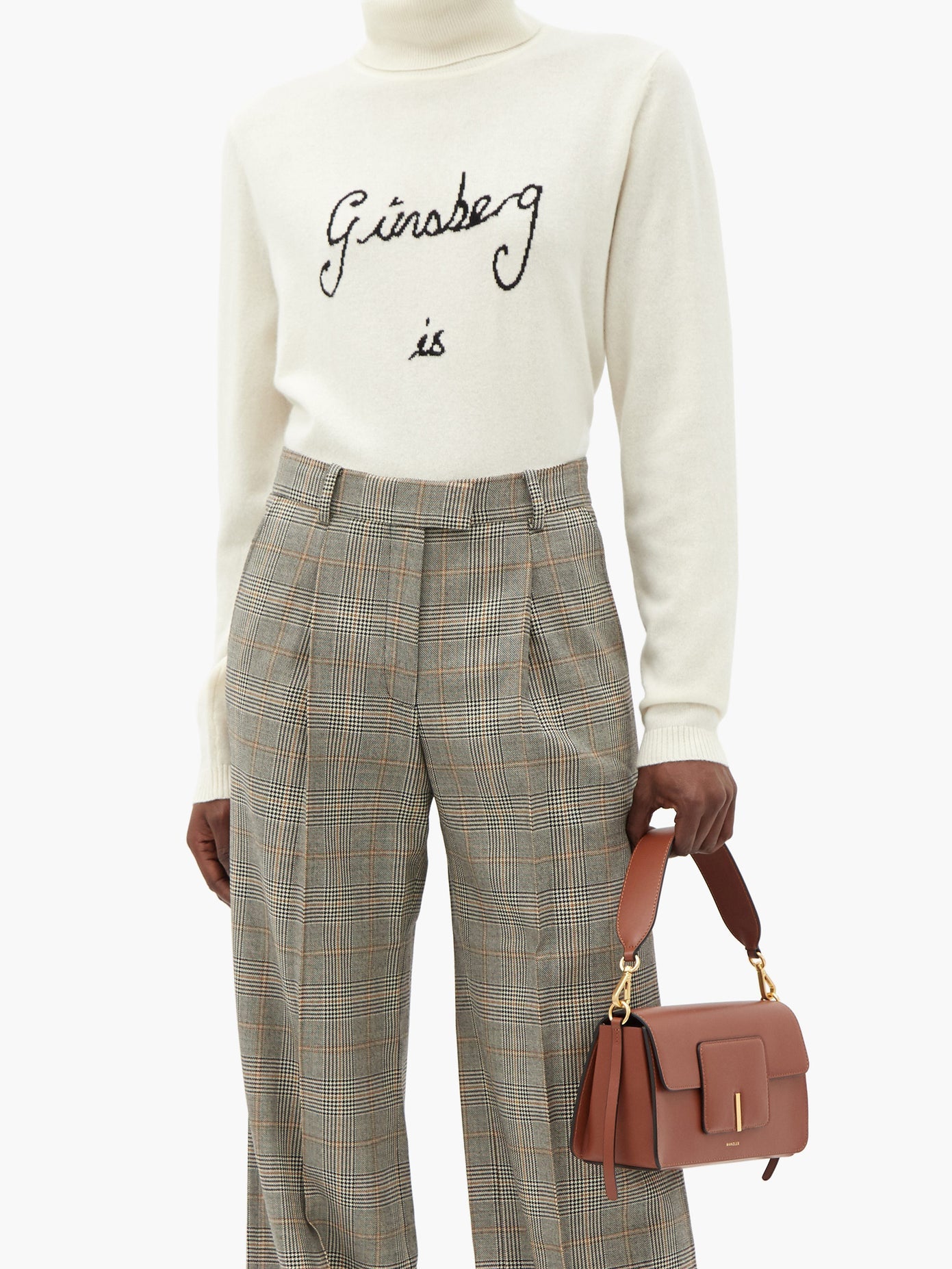 Bella Freud Ginsberg is God Rollneck Cashmere Sweater