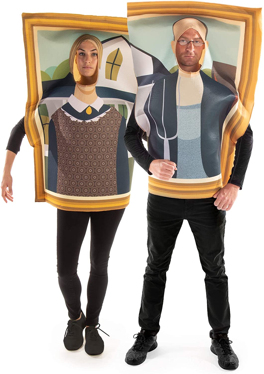 Hauntlook + American Gothic Couples Costume – Funny Famous Frame ...