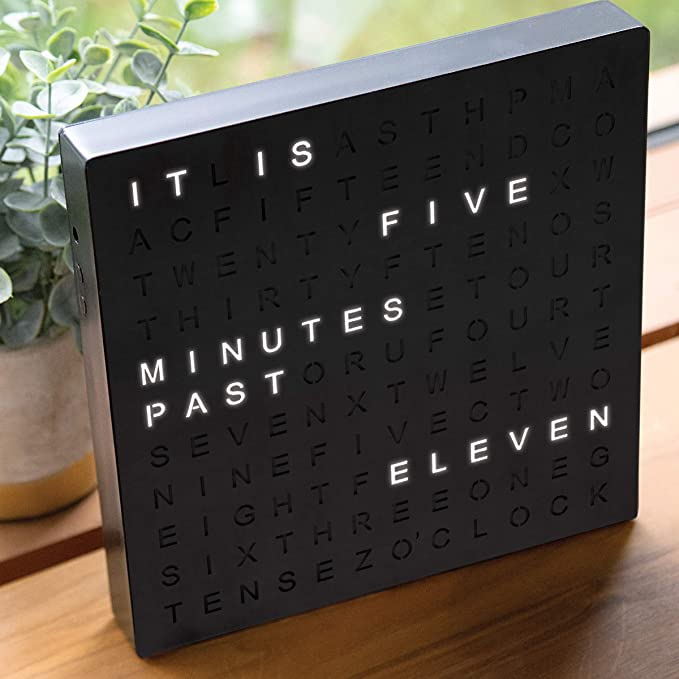 buy light up word clock