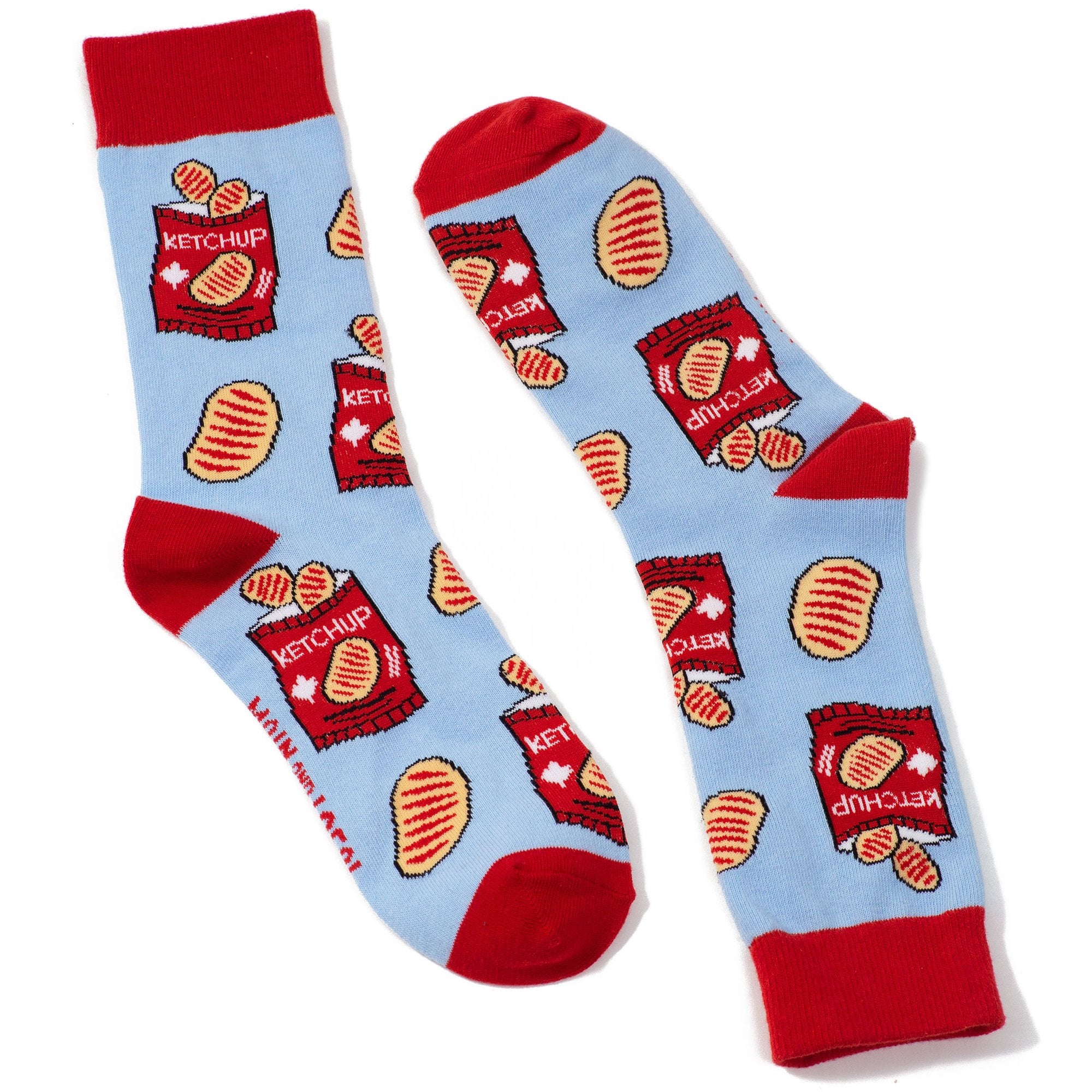 Main and Local + Canadian Ketchup Chips Socks