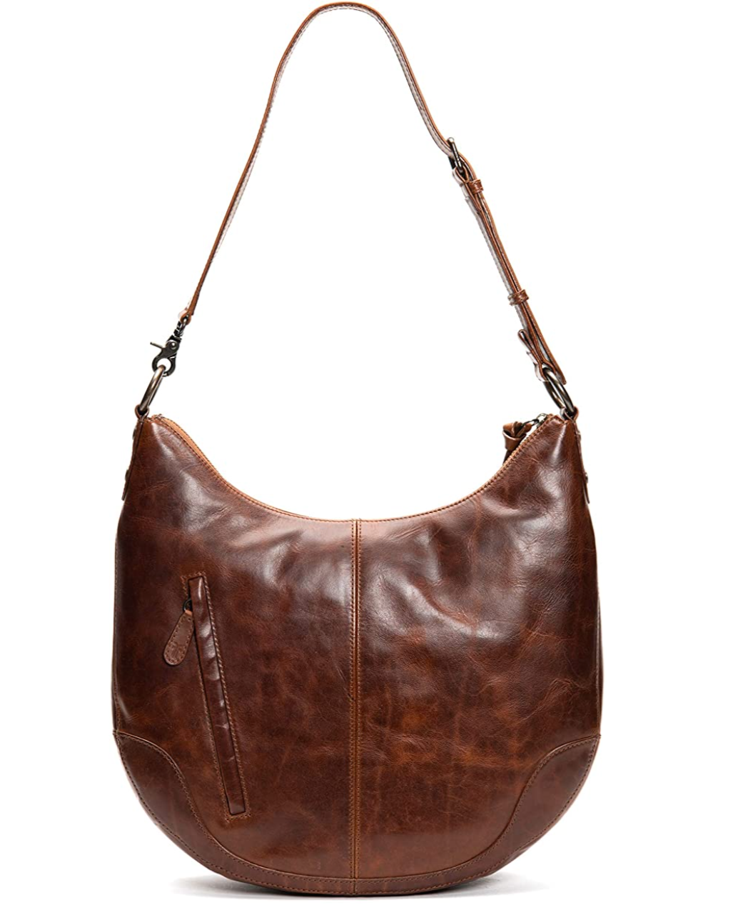 frye melissa small zip scooped hobo crossbody bag