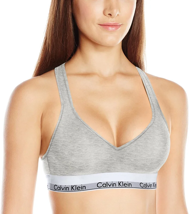 Calvin Klein Women's Modern Cotton Skinny Strap Bralette