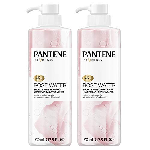 Pantene + Pro-V Blends Soothing Rose Water Shampoo, 2 Pack