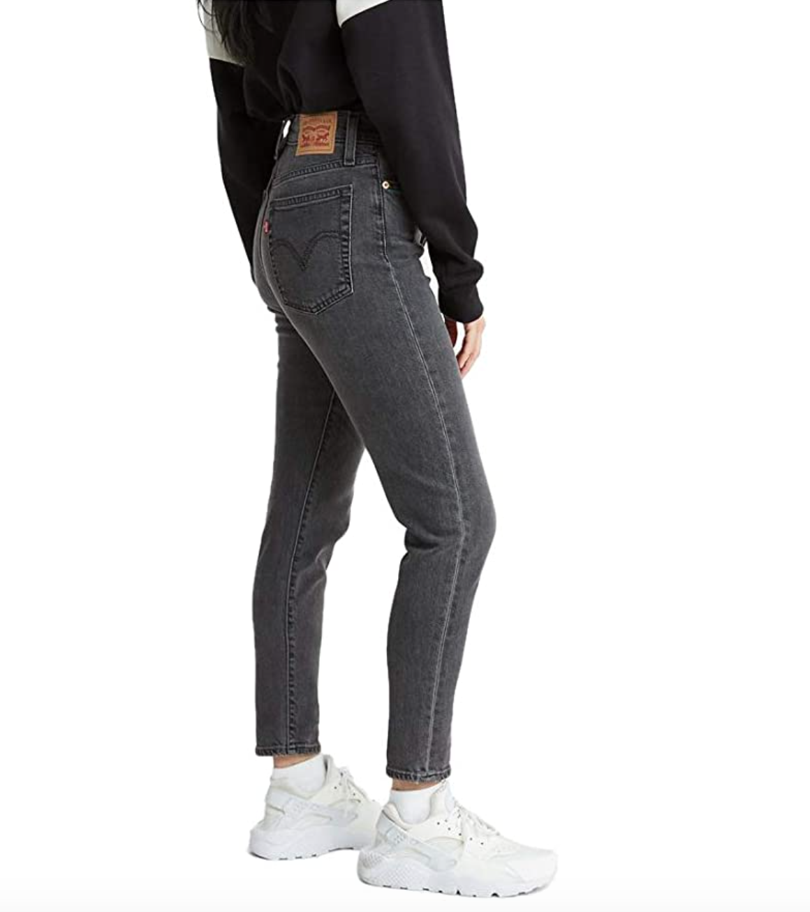 levi's wedgie skinny black