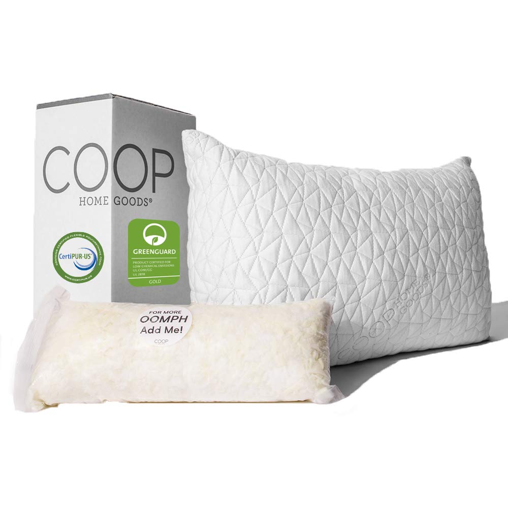 Coop Home Goods + Premium Adjustable Loft Pillow