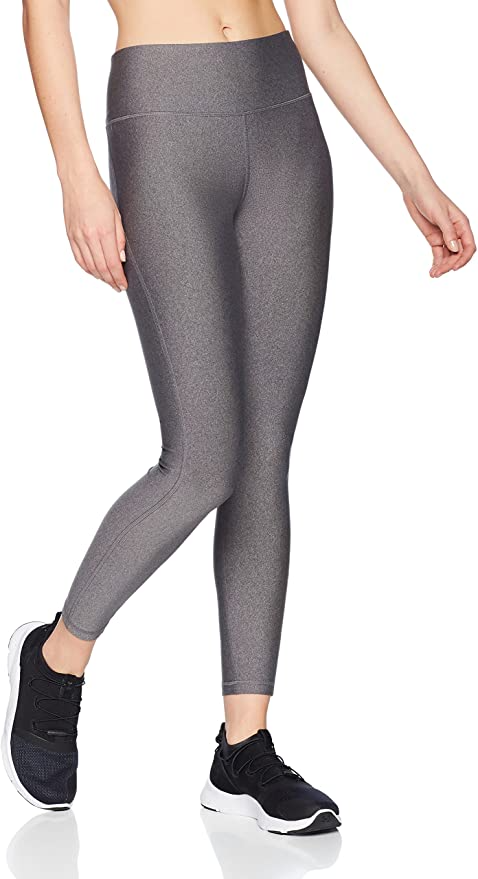 Womens Charcoal Light Heather Under Armour Heatgear Compression