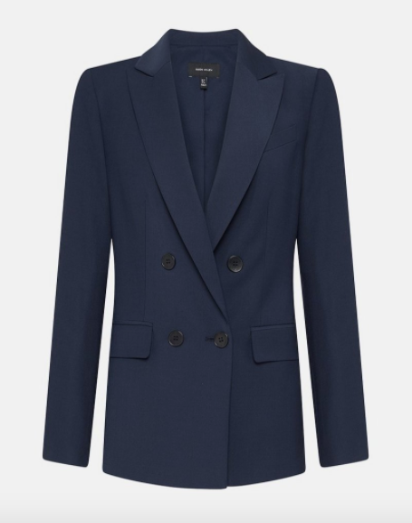 Karen Millen + Luxe Wool Blend Suit Jacket