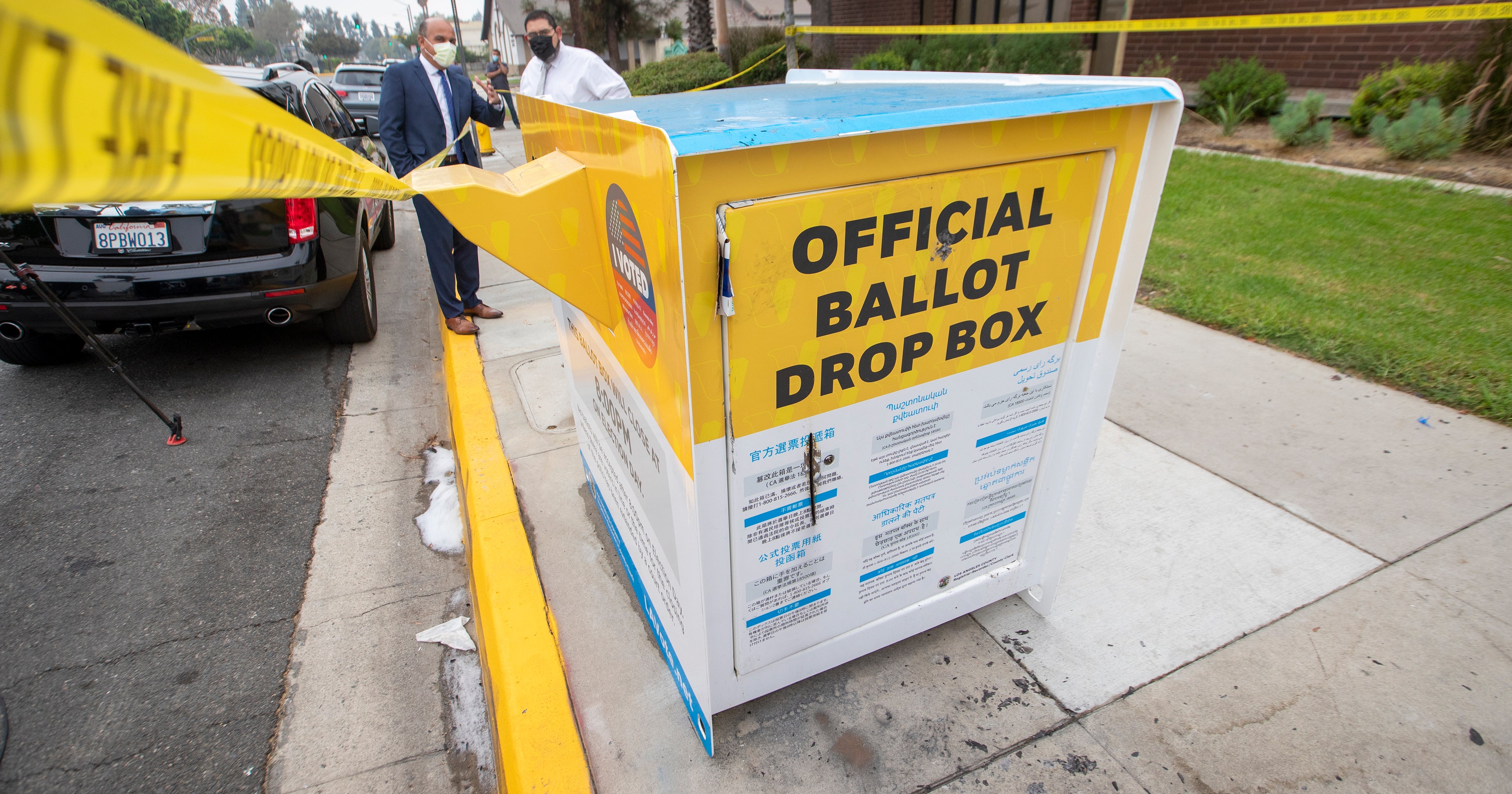 Officials Say Ballot Drop Box Fire Is Voter Suppression