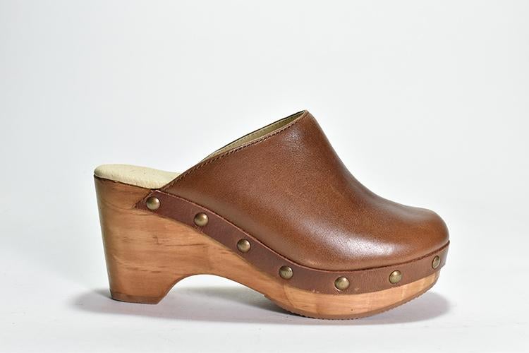 old school wooden clogs