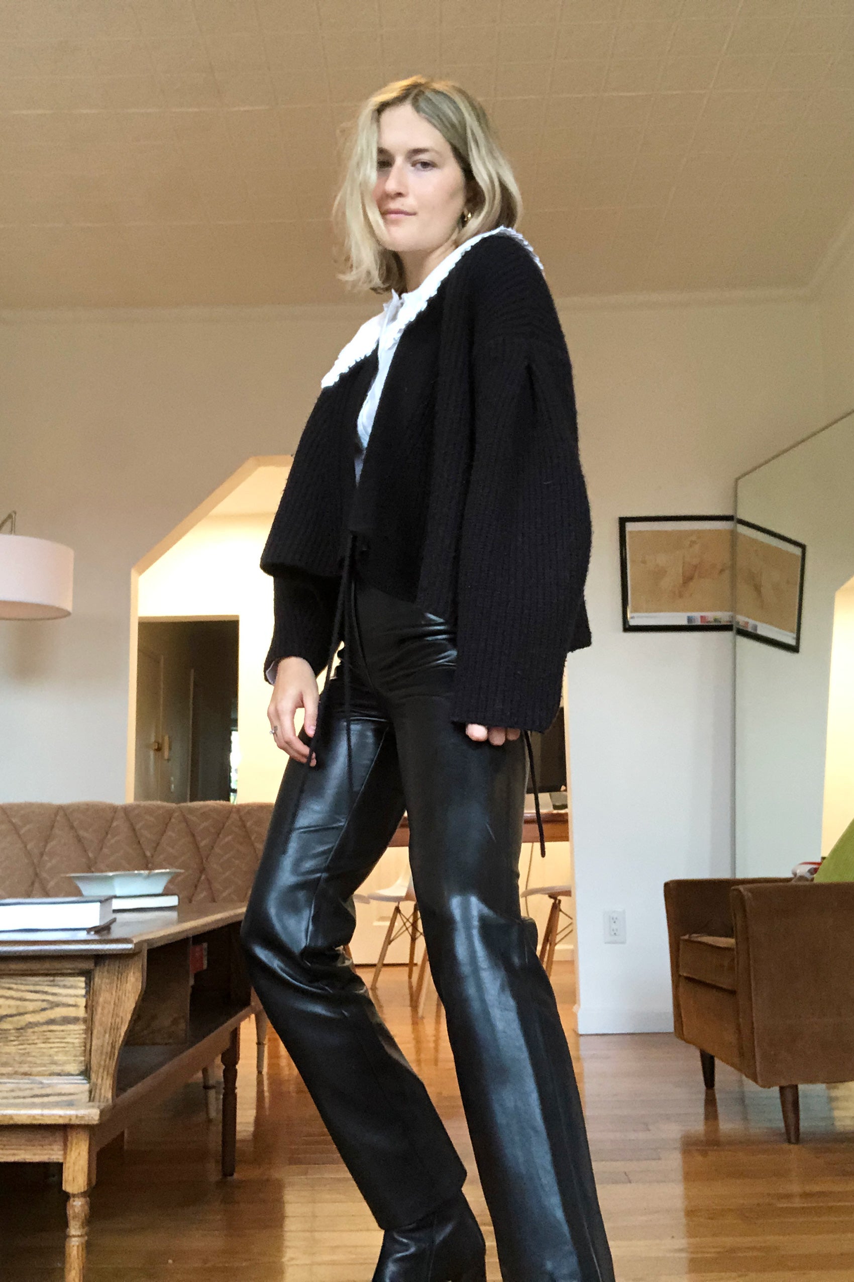 size 16 leather pants