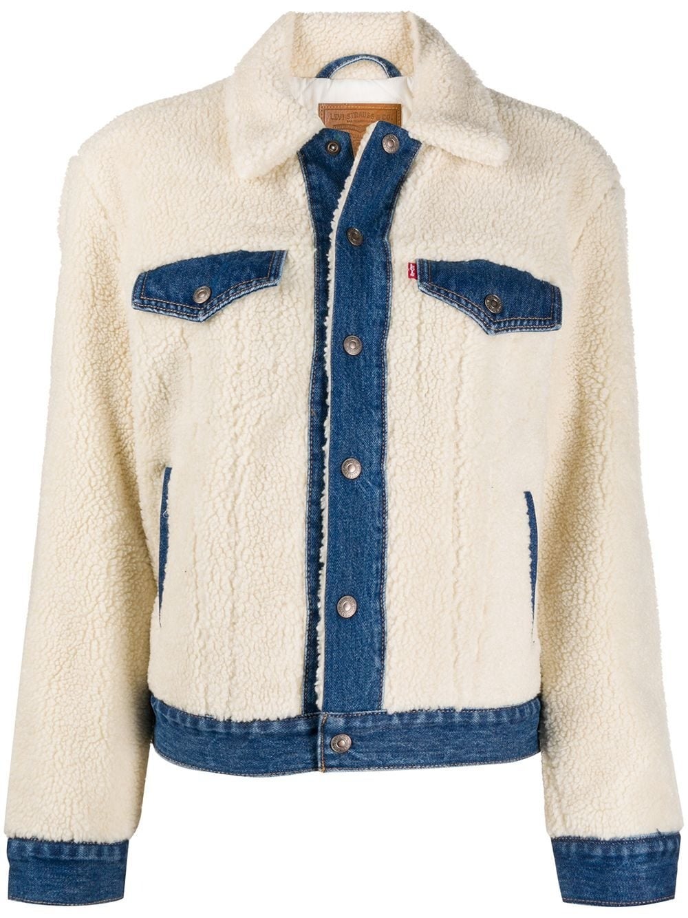 Levi’s + Faux-Shearling Denim Jacket