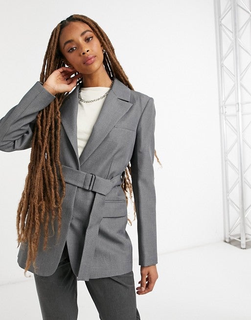 Topshop + Belted Blazer