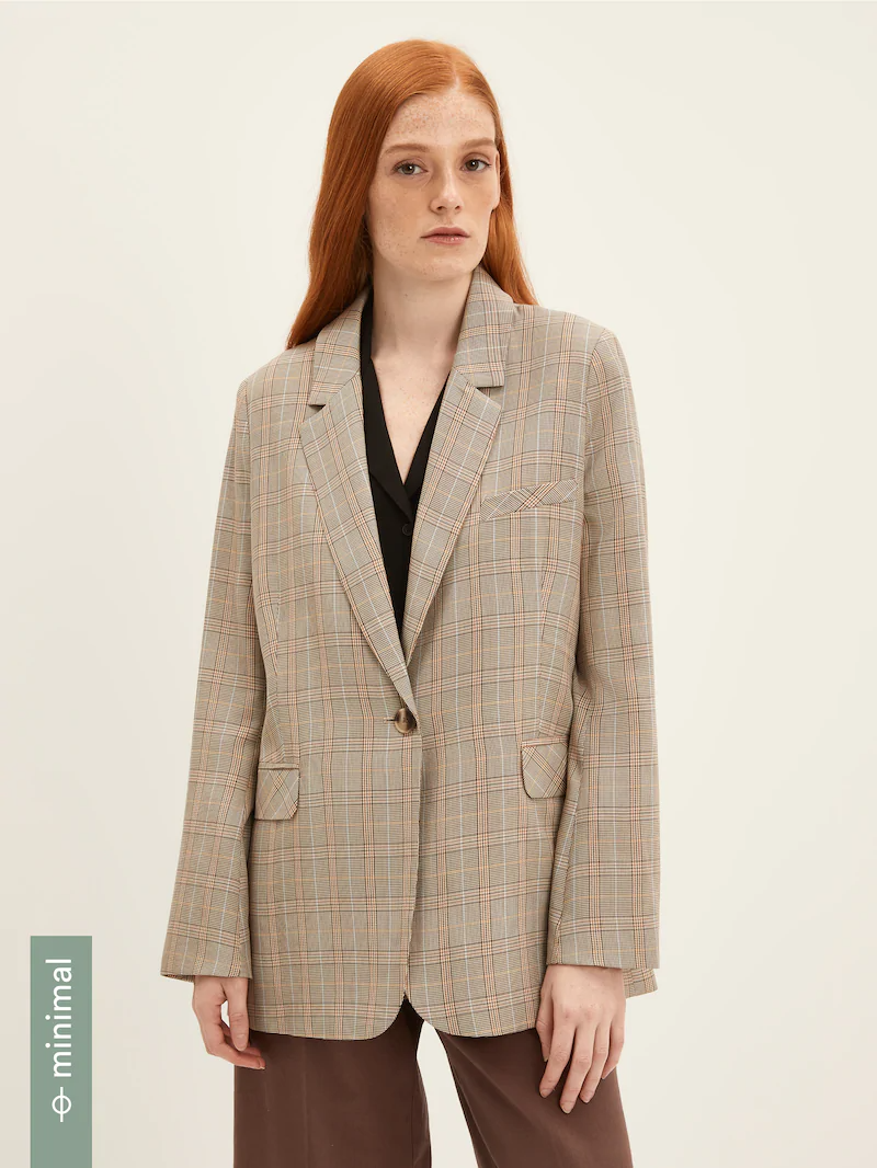 Frank & Oak + TENCEL™ Lyocell Plaid Blazer