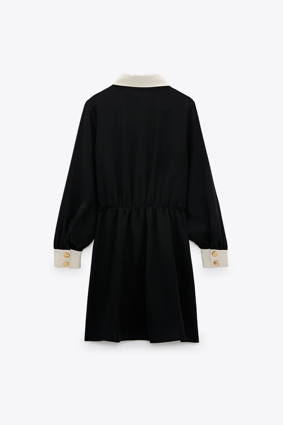 Zara hotsell collar dress