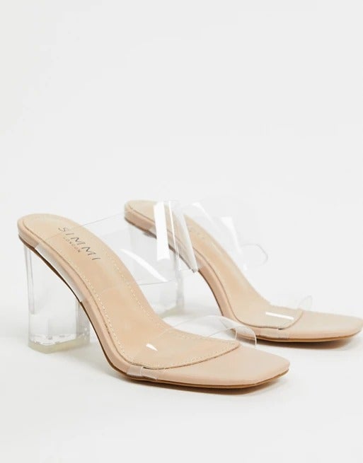 Simmi London + Clear Detail Sandals