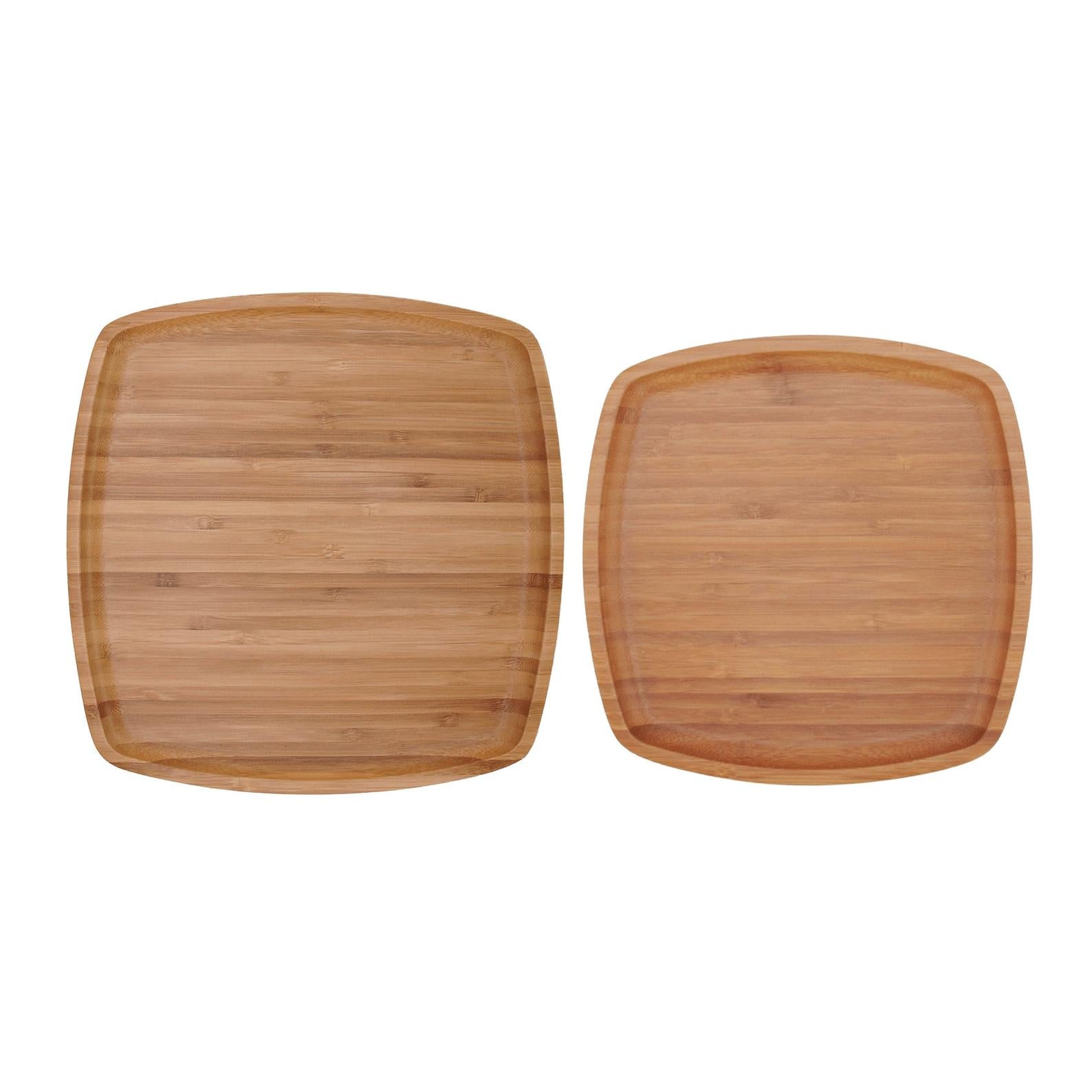 BambooMN + Reusable Bamboo Ecoware Dinnerware Plates