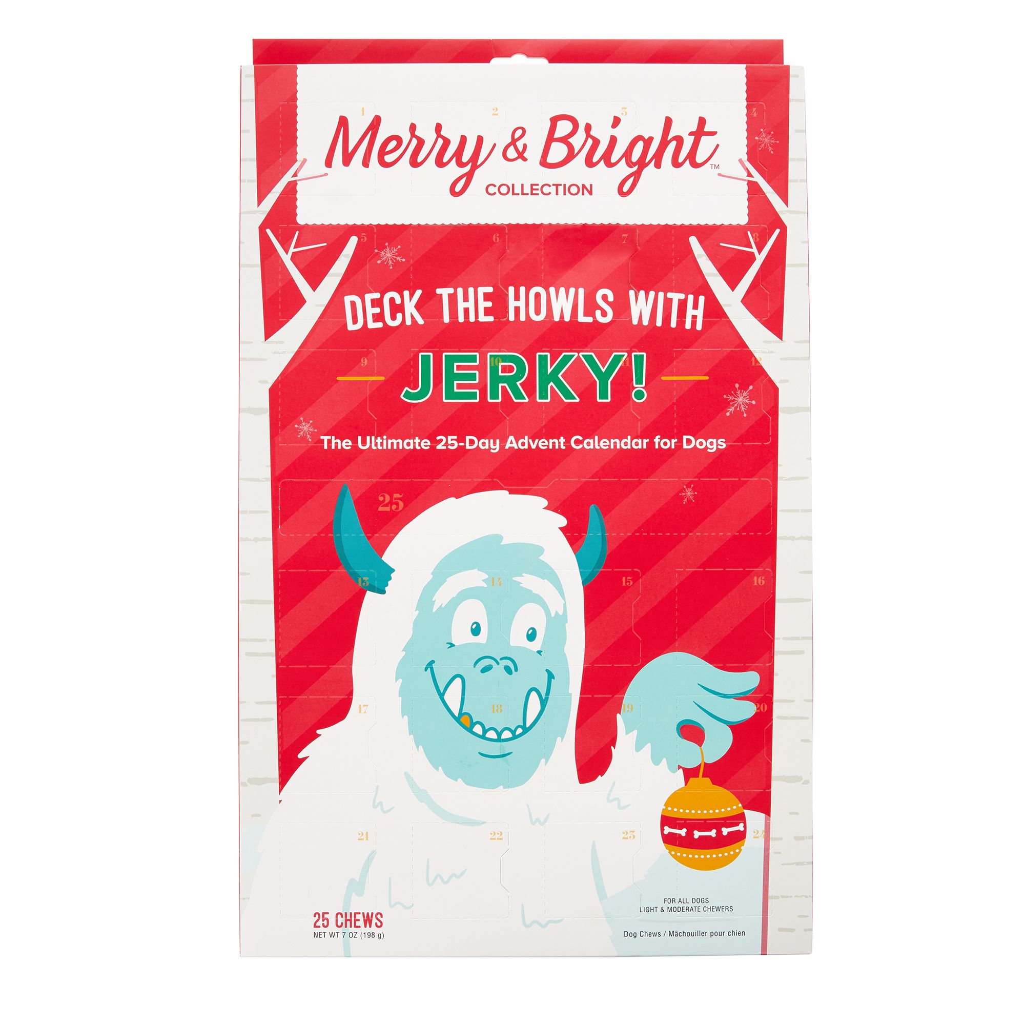 Merry Bright   Holiday Deck The Howls with Jerky Advent Calendar