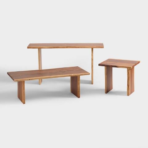 World market live on sale edge table