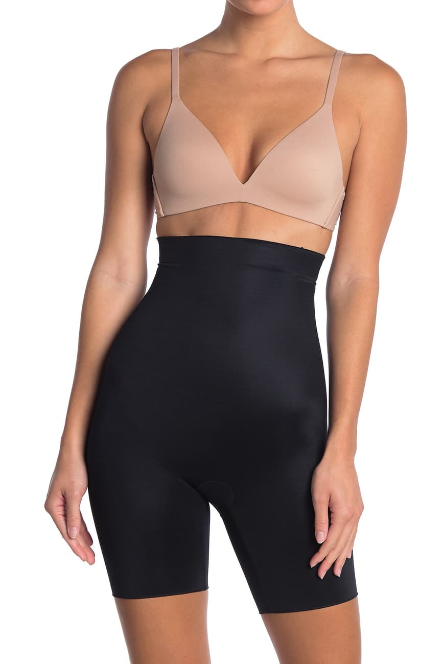 SPANX + Power Conceal-Her High-Waisted Mid-Thigh Shorts