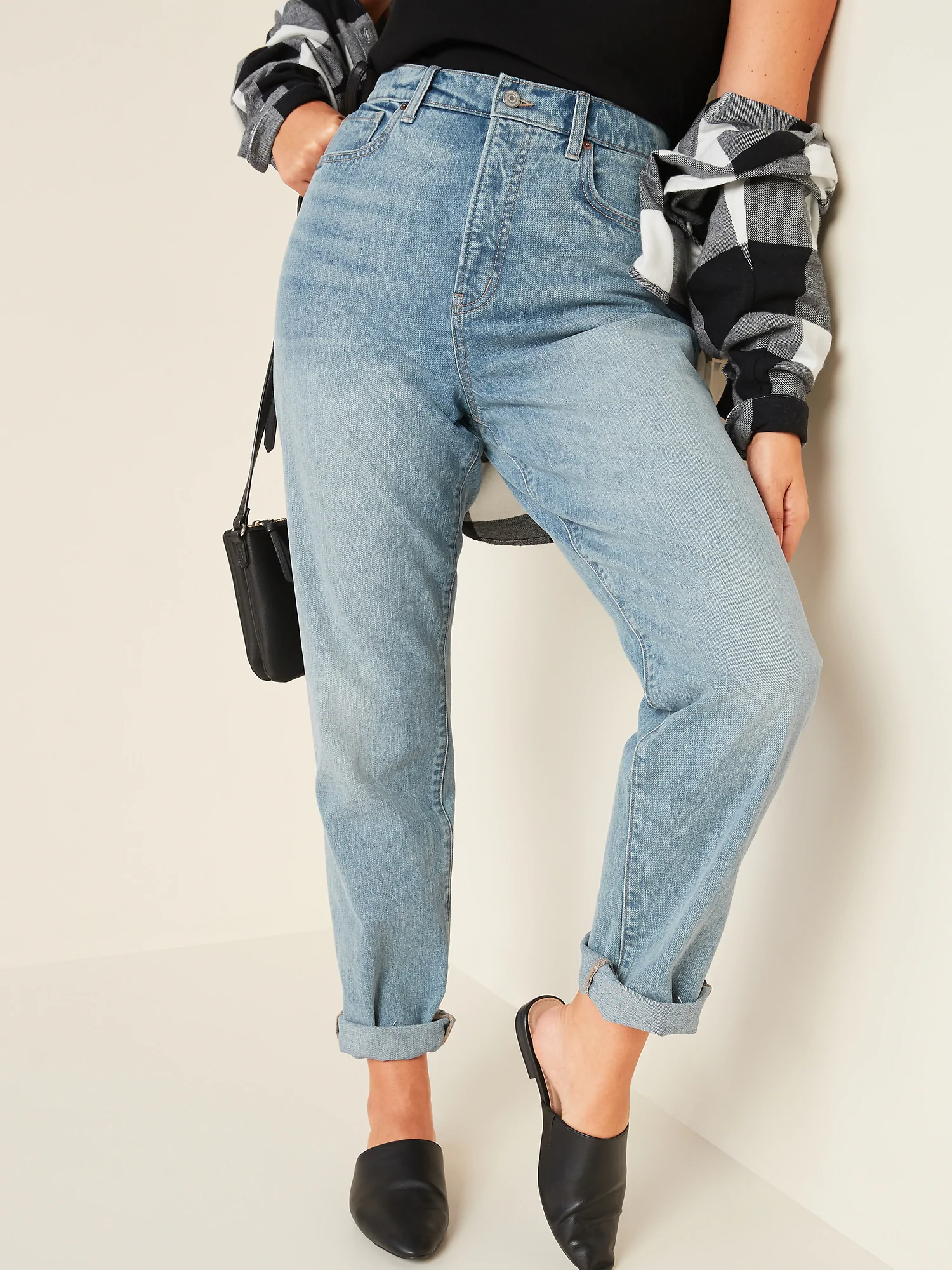 Buy > old navy sky high straight jeans > in stock