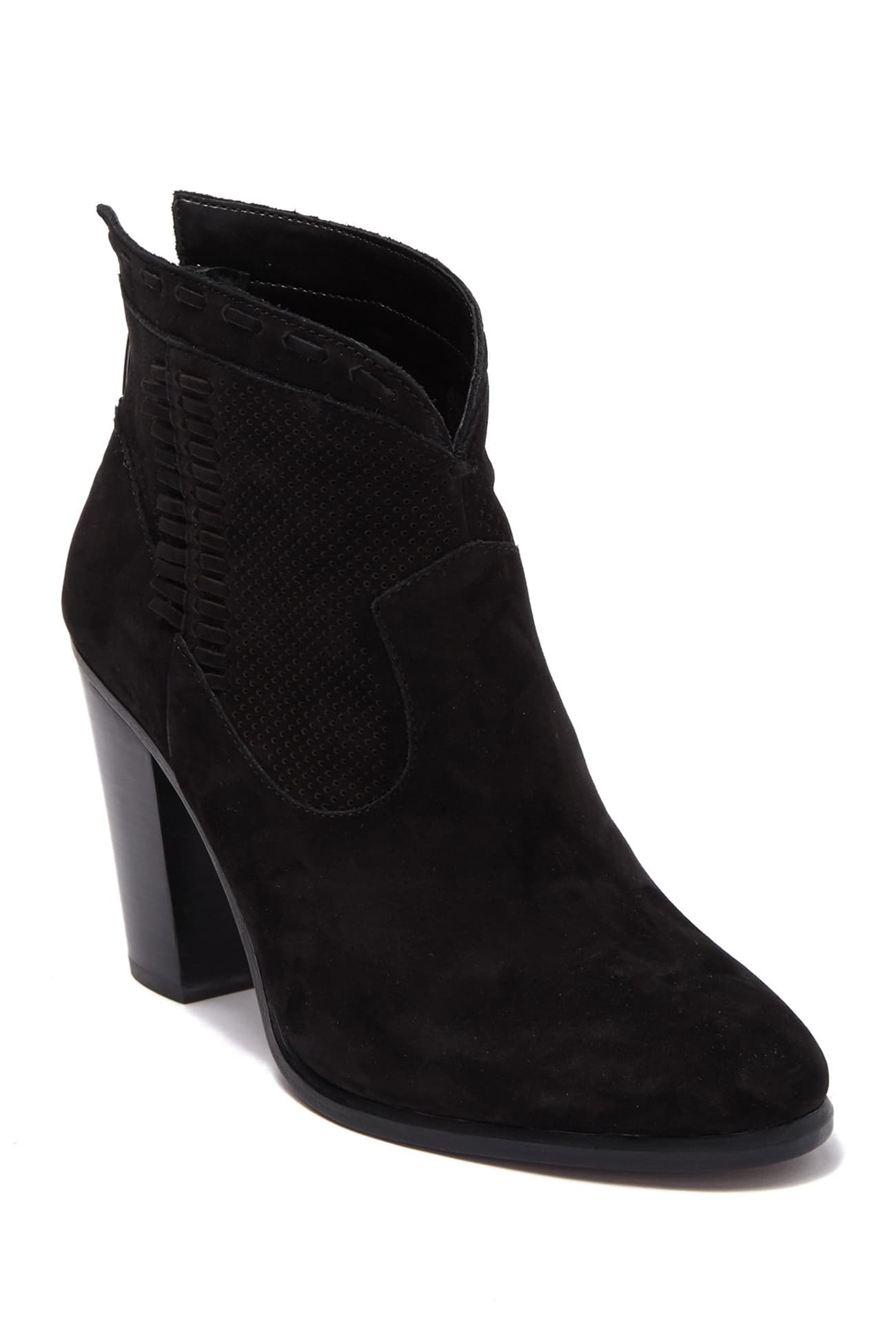 Vince Camuto + Fretiza Suede Block Heel Bootie