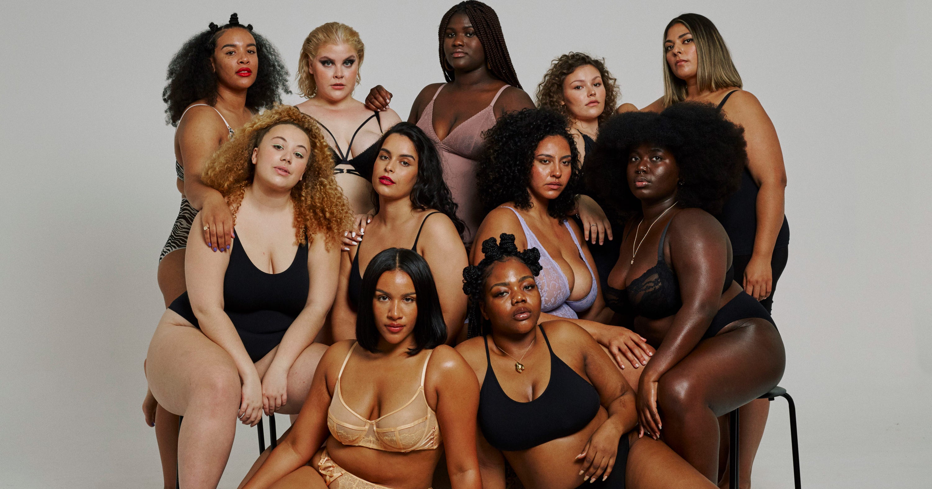 Plus Size Beach Group Nude - Brother Models Curve Board Celebrates Plus-Size Beauty