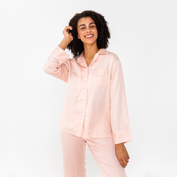 Ettitude + Bamboo Lyocell Long Sleeve PJ Shirt