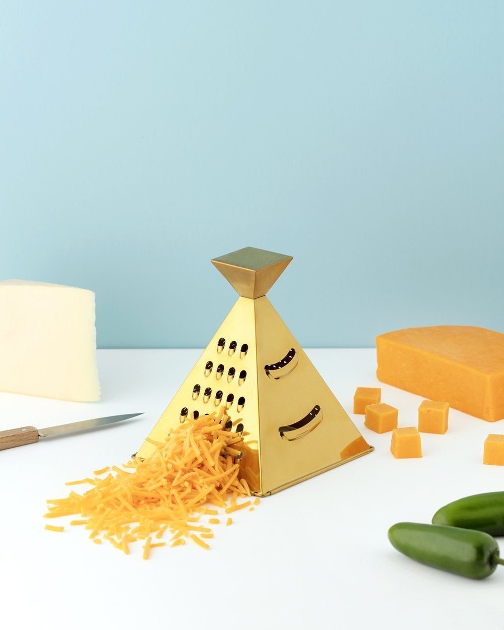 Pyramid Nacho Grater - Gold – MOX STUDIO