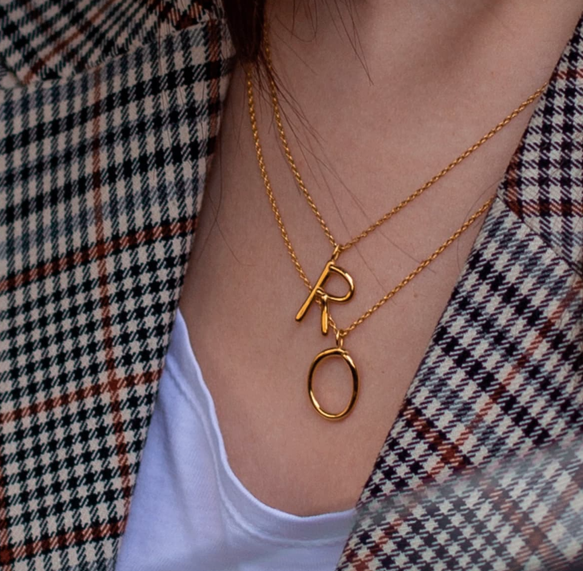 Initial D Necklace Adjustable 41-46cm/16-18' in 18k Gold Vermeil on  Sterling Silver | Jewellery by Monica Vinader