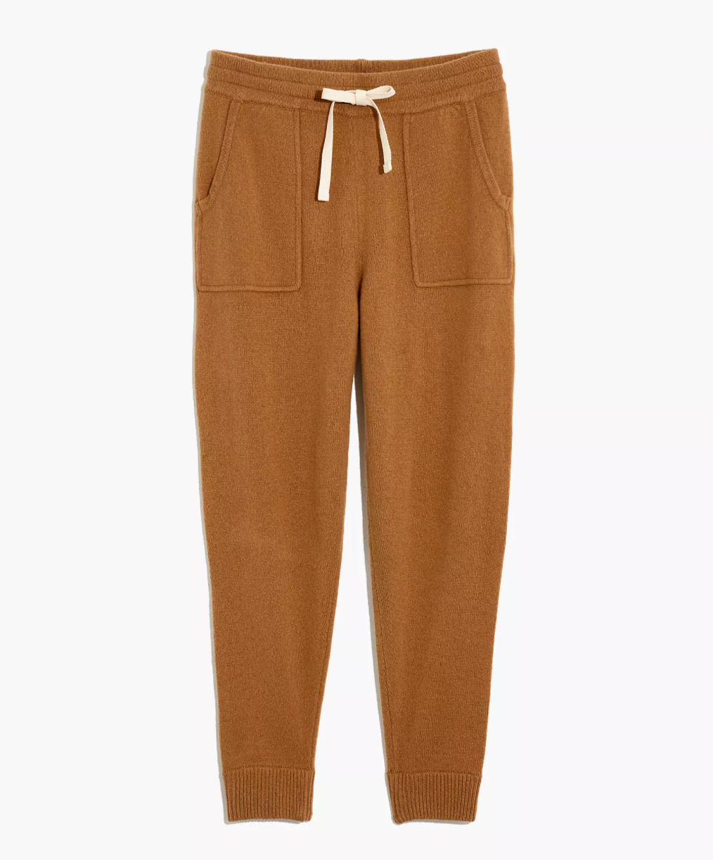 madewell cashmere joggers